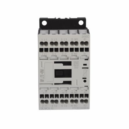 277468 & DILMC9-10(24VDC), Eaton 3 Pole Contactor - 12 A, 24 V dc Coil, 3NO, 4 kW, Контактор