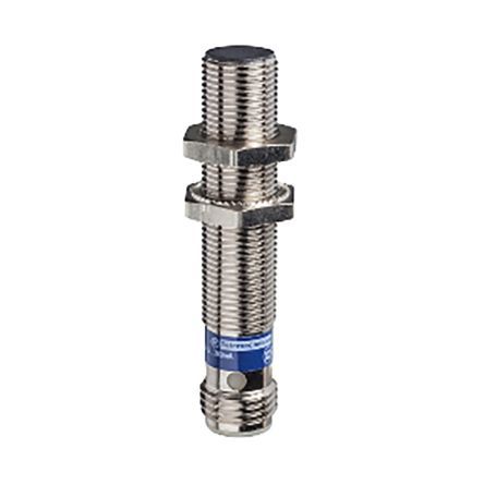 XS512B1NAM12, Telemecanique Sensors M12 x 1 Inductive Sensor - Barrel, NPN-NO Output, 2 mm Detection, IP67, IP69K, M12 - 4 Pin, Индуктивный датчик приближения