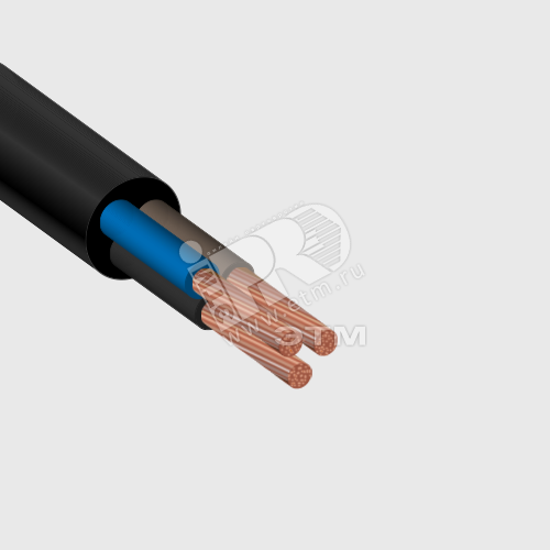 Кабель силовой КГн-ХЛ 3х70-660 ТРТС