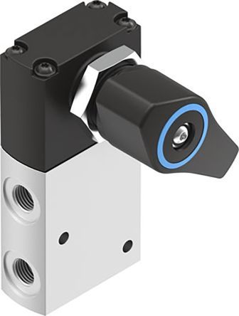 VHEF-EST-M32-M-G18, Festo Twist Selector 3/2 Pneumatic Manual Control Valve VHEF Series, Клапан