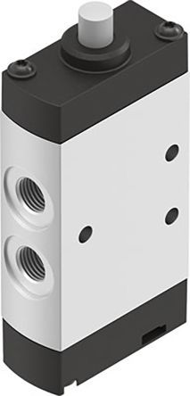 VMEF-S-M52-E-G18, Festo Plunger 5/2 Pneumatic Manual Control Valve VMEF Series, Клапан