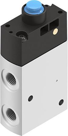 VMEF-STC-M32-M-G18, Festo Plunger 3/2 Pneumatic Manual Control Valve VMEF Series, Клапан