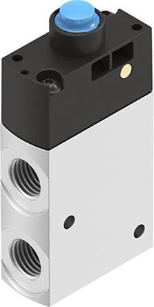 VMEF-STC-M32-M-G14, Festo Plunger 3/2 Pneumatic Manual Control Valve VMEF Series, Клапан
