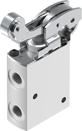 VMEF-RT-M32-M-G18, Festo Roller Lever 3/2 Pneumatic Manual Control Valve VMEF Series, Клапан