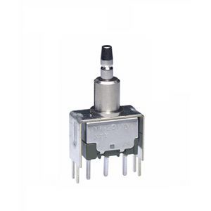 MB2011SS2W13, NKK Switches Single Pole Double Throw (SPDT) On-(On) Push Button Switch, Through Hole, 30 V dc, 125 V ac, Кнопочный переключатель