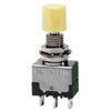 MB2511S2G45, NKK Switches Single Pole Double Throw (SPDT) On-(On) Push Button Switch, Bushing, 28V ac/dc, Кнопочный переключатель