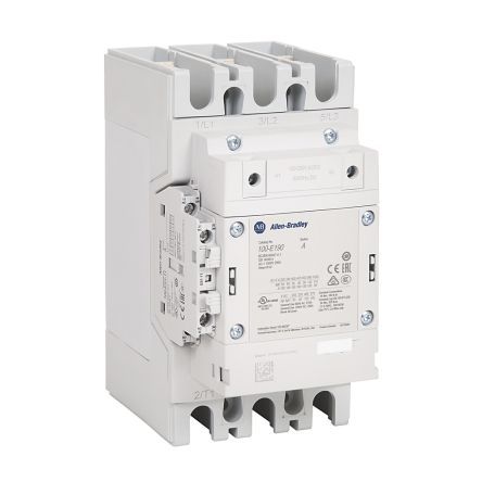 EKJ Allen Bradley  Pole Direct on Line Contactor   A    V dc Coil NONC  kW Контактор