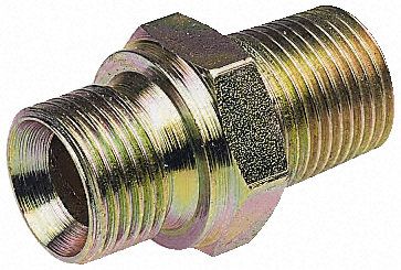 Parker Hydraulic Straight Threaded Adapter 16F3MK4S, Connector A G 1 Male, Connector B R 1 Male, Переходник