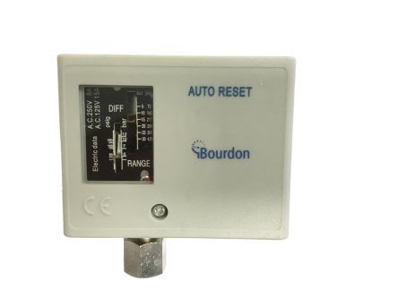UT10, Bourdon Pressure Switch, 1/4 BSP Female 0bar to 10 bar
