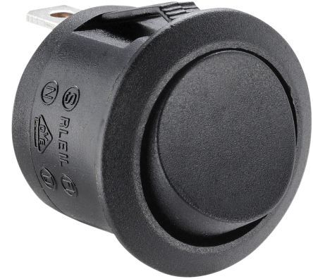 ABRR021, RS PRO Single Pole Single Throw (SPST), On-None-Off Rocker Switch, Клавишный переключатель