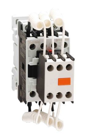 BFK1210A230, Lovato 3 Pole Contactor - 18 A, 230 V ac Coil, 3NO, 12.5 kVar, Контактор