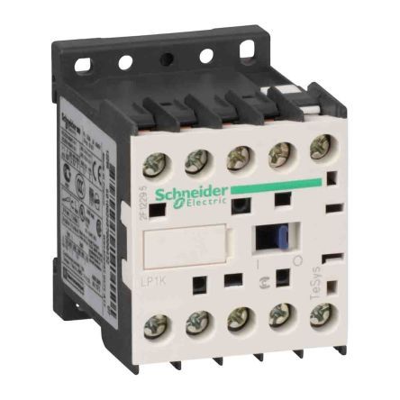 LP1K1210BD3, Schneider Electric 3 Pole Contactor - 20 A, 24 V dc Coil, TeSys, 3NO, 4 kW, Контактор