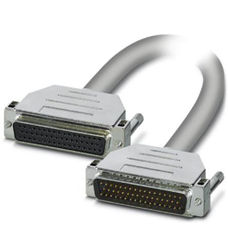 1066678, Phoenix Contact D-Sub 50-Pin to D-Sub 50-Pin Female, Male Cable & Connector, 25 V ac, 60 V dc