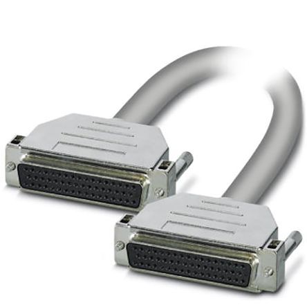 1066672, Phoenix Contact D-Sub 50-Pin to D-Sub 50-Pin Female Cable & Connector, 25 V ac, 60 V dc