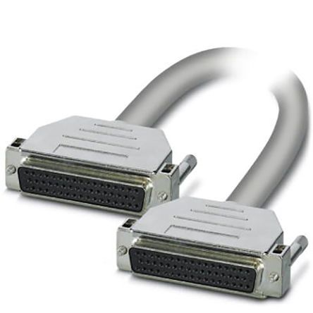 1066673, Phoenix Contact D-Sub 50-Pin to D-Sub 50-Pin Female Cable & Connector, 25 V ac, 60 V dc