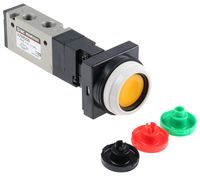 VZM550-01-33, SMC Push Button 5/2 Pneumatic Manual Control Valve VZM500 Series, Клапан