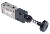 VZM550-01-37, SMC Push Pull 5/2 Pneumatic Manual Control Valve VZM500 Series, Клапан