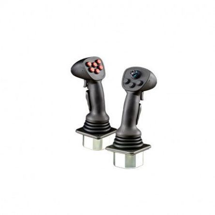 XDGTT2LNNCYYGAN, APEM, 2 Way Joystick Switch Hall Effect, IP67 Rated, Джойстик-переключатель