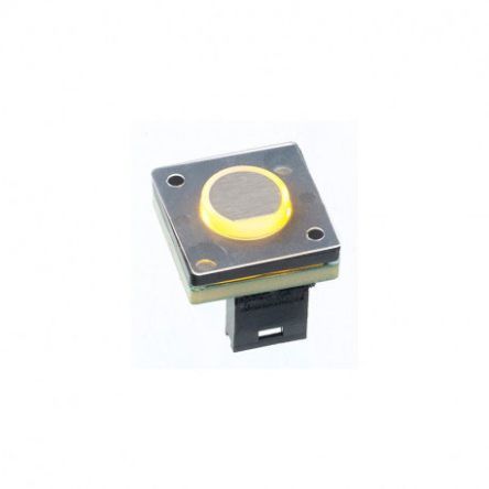 PR00100L0R120, APEM PR Single Pole Single Throw (SPST) Red LED Push Button Switch, IP65, 14.5 (Dia.) x 25mm, Panel Mount, 12V dc, Кнопочный переключатель