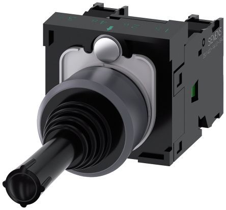 3SU1130-7AC10-1NA0, Siemens Joystick Switch Round, IP65, IP67 Rated, Джойстик-переключатель