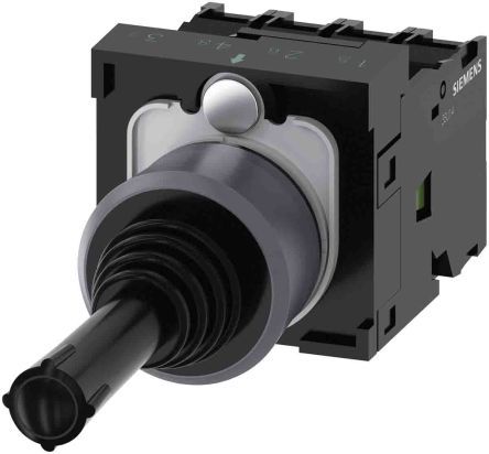 3SU1130-7AF10-3QA0, Siemens Joystick Switch Round, IP65, IP67 Rated, Джойстик-переключатель