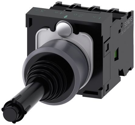 3SU1130-7BE10-1QA0, Siemens, Joystick Switch Round, IP65, IP67 Rated, Джойстик-переключатель