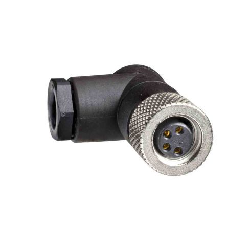 XZCC8FCM40S, Telemecanique Sensors M8 4 Pin Female Connector for use with Cabling, 60 V ac, 75 V dc