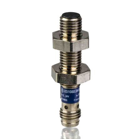 XS108B3NAM8, Telemecanique Sensors M8 x 1 Inductive Proximity Sensor - Barrel, NPN-NO Output, 2.5 mm Detection, IP65, IP67, 3 Pin M8, Индуктивный датчик приближения