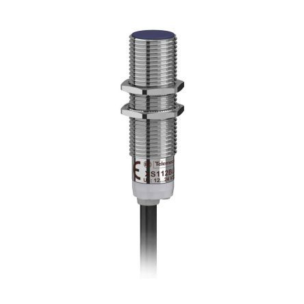 XS112B3PAL5, Telemecanique Sensors M12 x 1 Inductive Proximity Sensor - Barrel, PNP-NO Output, 4 mm Detection, IP65, IP67, Cable, Индуктивный датчик приближения