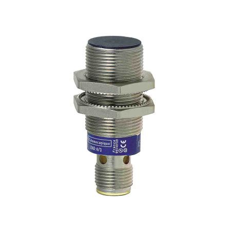 XS1N18PB349D, Telemecanique Sensors M18 x 1 Inductive Proximity Sensor - Barrel, PNP-NO Output, 10 mm Detection, IP67, IP69K, M12 - 4, Индуктивный датчик приближения