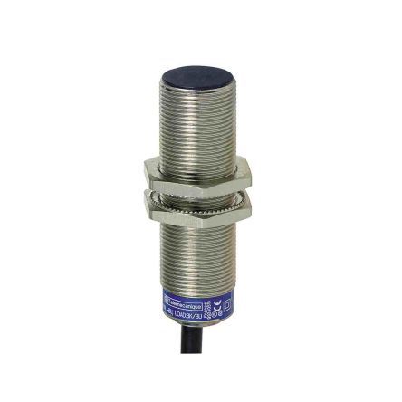 XS2M18MA250, Telemecanique Sensors M18 x 1 Inductive Proximity Sensor - Barrel, NO Output, 8 mm Detection, IP68, Cable Terminal, Индуктивный датчик приближения