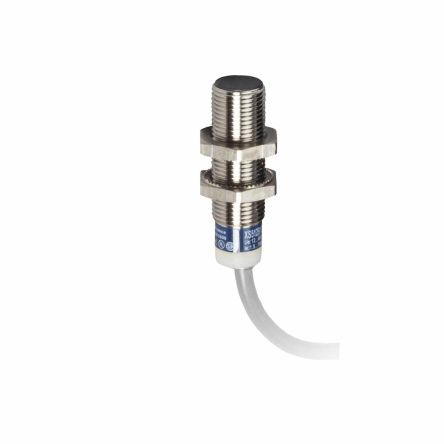 XS512BSDAL2, Telemecanique Sensors M12 x 1 Inductive Proximity Sensor - Barrel, NO Output, 2 mm Detection, IP68, IP69K, Cable, Индуктивный датчик приближения