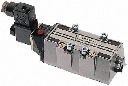 SXE9573-A81-00/24V=, Norgren 5/2 Pneumatic Control Valve Solenoid/Spring SXE Series, Клапан