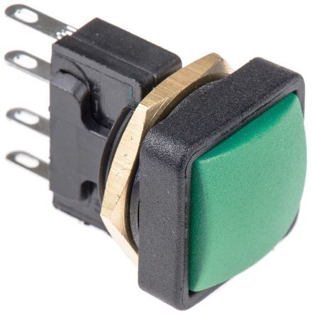 49-59223, ITW Switches ITW 49-59 Single Pole Double Throw (SPDT) Momentary Clear LED Push Button Switch, IP67, 16 (Dia.)mm, Panel Mount, 250V, Кнопочный переключатель