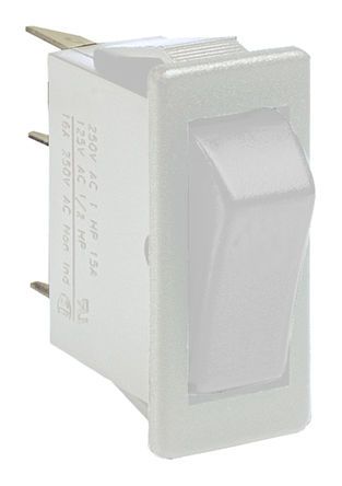 C1510AAAAE, Arcolectric Single Pole Double Throw (SPDT), On-On Rocker Switch Panel Mount, Клавишный переключатель