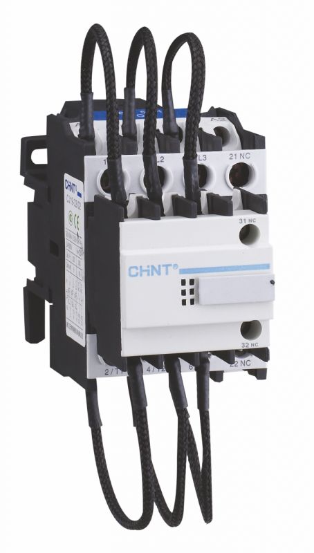 Контактор для компенсации реактивной мощности CJ19-3211, 18кВАр, 1НО+1НЗ, 230В (CHINT)