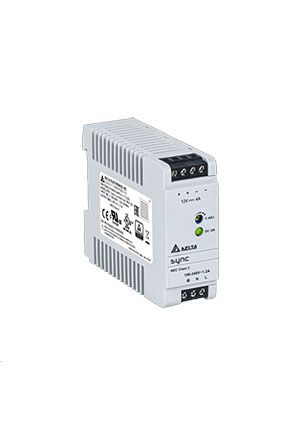 DRS-12V50W1NR, Источник питания DIN-рейка 12В 1-Фазный 50Вт / 12В NEC Класс 2 Втith relay