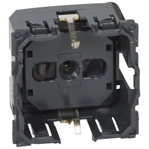 Celiane Розетка силовая с заземлением безвинтовой зажим со шторками