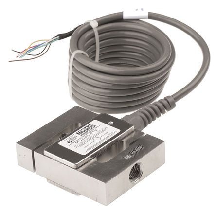 0616-0500-F000-RS, Tedea Huntleigh Compression & Tension Load Cell 500kg, 15V dc, IP67