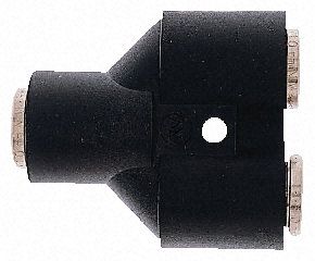 100820800, Norgren PNEUFIT Pneumatic Y Tube-to-Tube Adapter, Push In 8 mm x Push In 8 mm x Push In 8 mm, Переходник