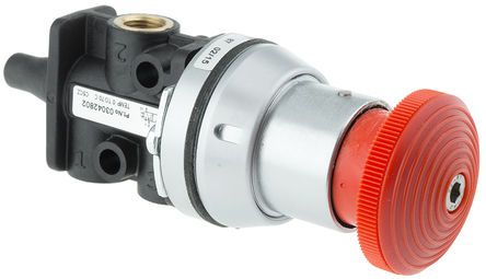 03042802, Norgren Emergency Stop 3/2 Pneumatic Manual Control Valve Super X Series, Клапан