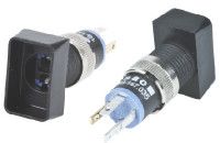 18-147.035, EAO 1NO Latching Push Button Switch, 8 (Dia.)mm, Flush Mount, Кнопочный переключатель