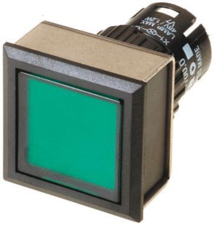 61-1100.0 ,61-9671.5,61-9930.0, EAO Modular Switch Body, IP65, Green, Panel Mount, Momentary for use with Series 61 -20°C +55°C