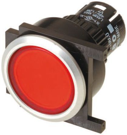 61-1200.0, 61-9642.2 , 61-9933.0, EAO Modular Switch Body, IP65, Red, Panel Mount, Latching for use with Series 61 -20°C +55°C