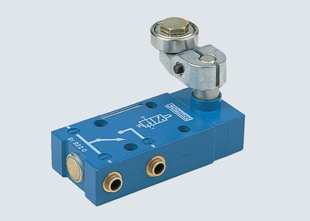 81922210, Crouzet Rotary Knob 2/2 Pneumatic Manual Control Valve 81 Series, Клапан