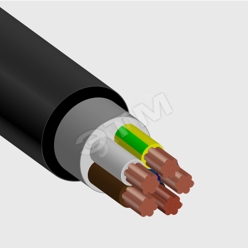Кабель силовой ВВГнг(А)-LS-ХЛ 5х35ок(N.PE)-0.66   ТРТС