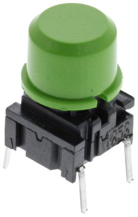 FTLD MEC IP Single Pole Single Throw SPST Green Keyboard Switch  mA   V dc   C Клавишный выключатель