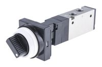 EVZM550-F01-34B, SMC Twist Selector 5/2 Pneumatic Manual Control Valve VZM500 Series, Клапан