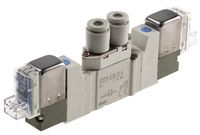 SY3220-5LOU-C4-Q, SMC 5/2 Pneumatic Control Valve Solenoid/Pilot SY3000 Series, Клапан