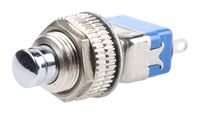 104350003, APEM Single Pole Double Throw (SPDT) Momentary Push Button Switch, 13.6 (Dia.)mm, Panel Mount, 24V dc, Кнопочный переключатель